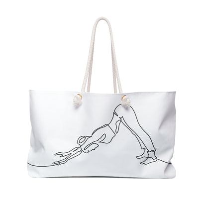Yoga Pose Weekender Bag