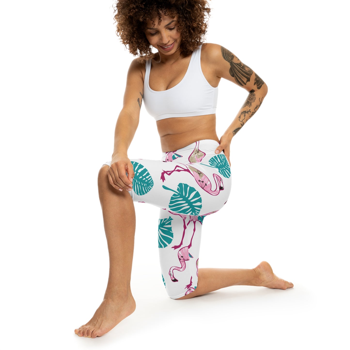 Flamingo Women’s Capri Leggings