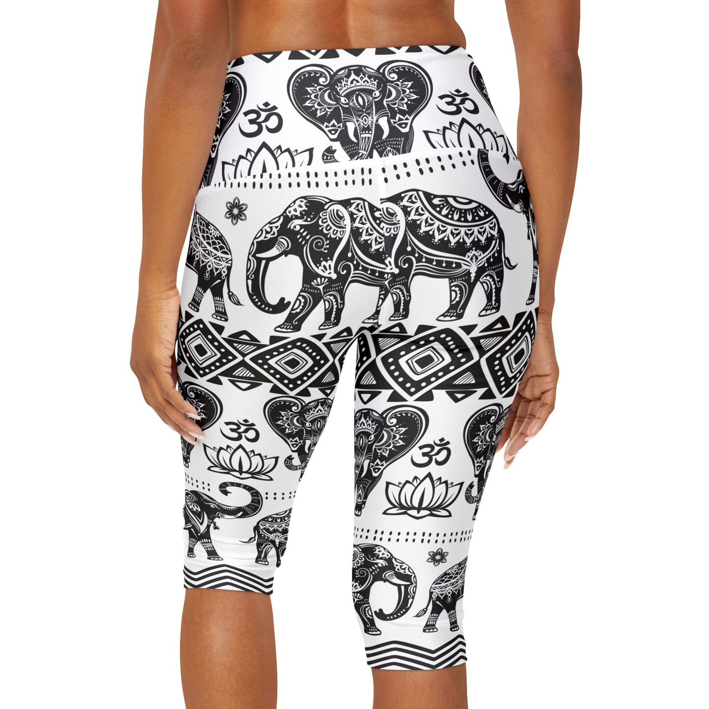 Elephant Yoga Capri Leggings