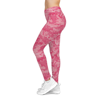 Pink Camo Women's Casual Leggings