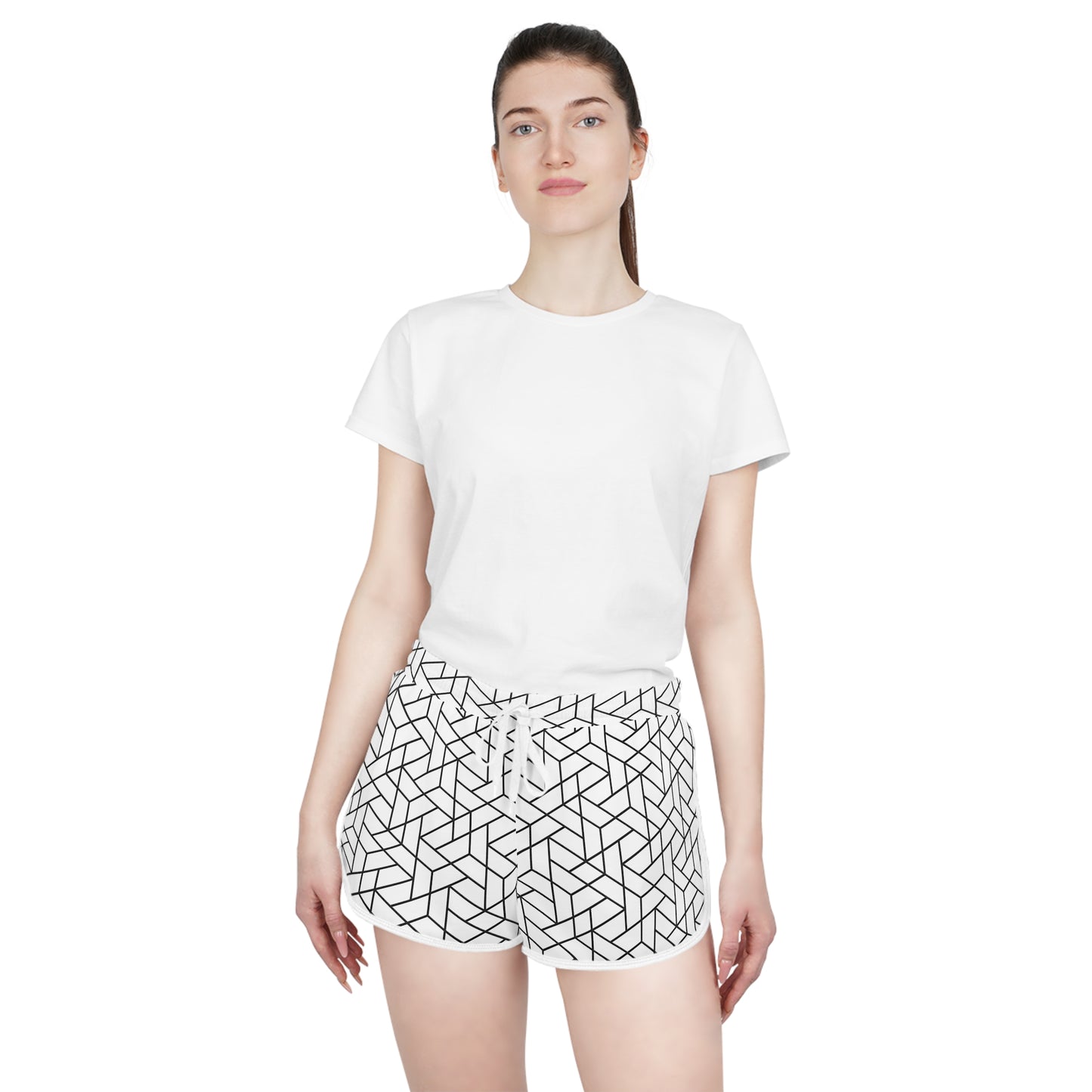 Geometric Women's Relaxed Shorts