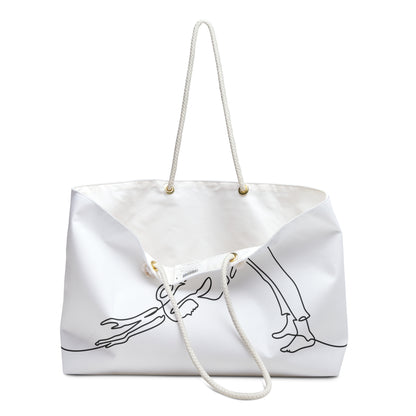 Yoga Pose Weekender Bag