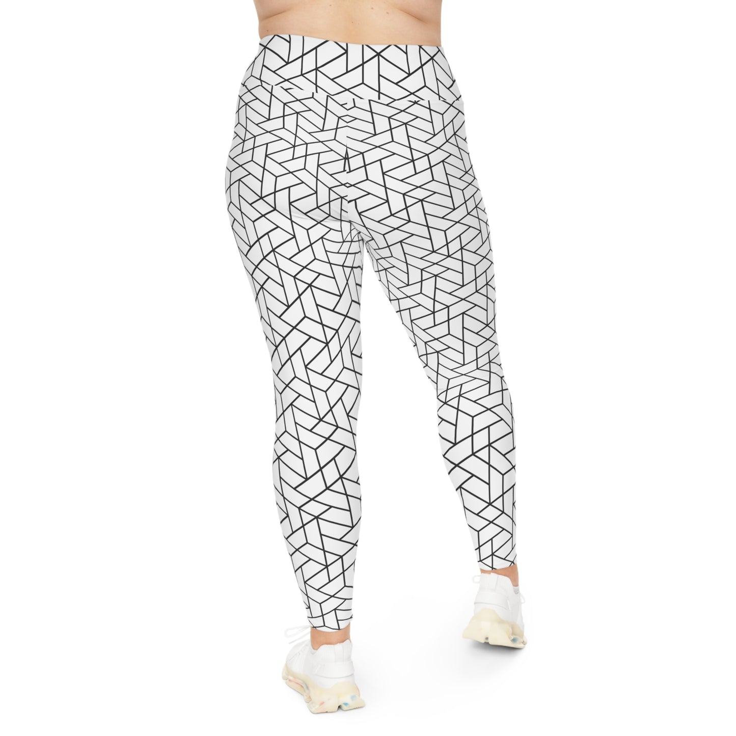 Geometric Plus Size Leggings