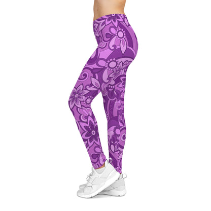 Funky Purple Women's Casual Leggings