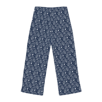 Blue Paisley Women's Pajama Pants