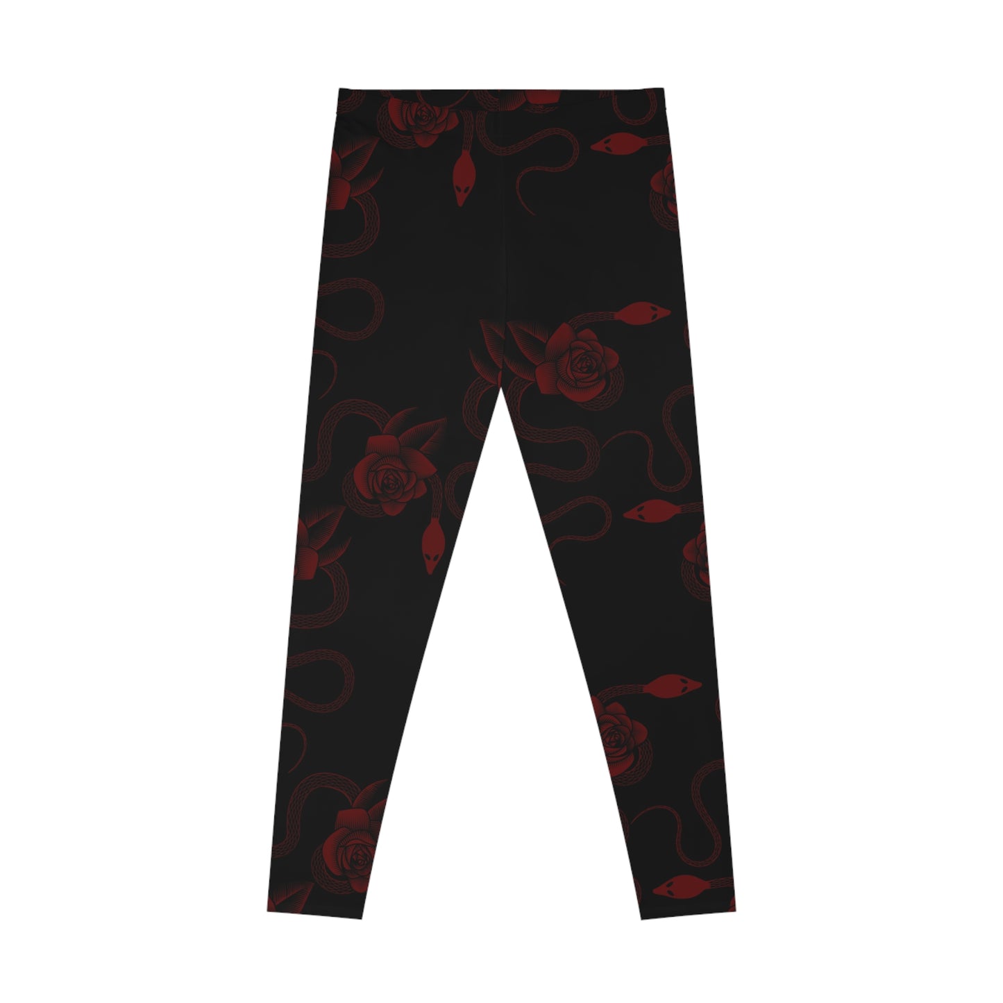 Snake & Roses Stretchy Leggings