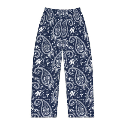 Blue Paisley Women's Pajama Pants