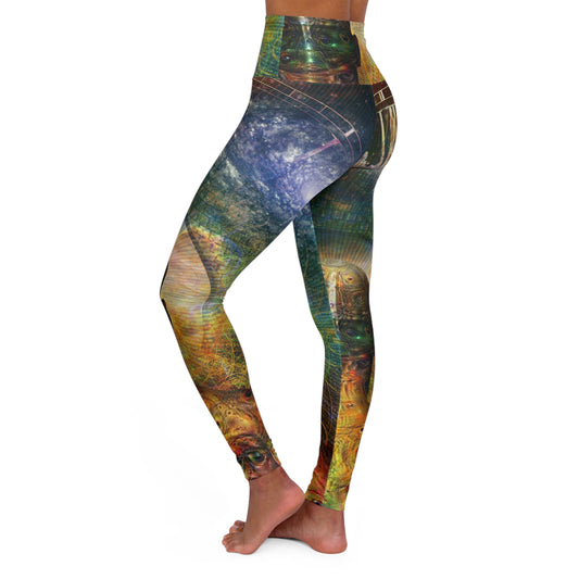 Cosmos High Waisted Yoga Leggings