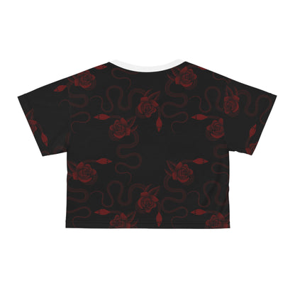 Snake & Skull Crop Tee