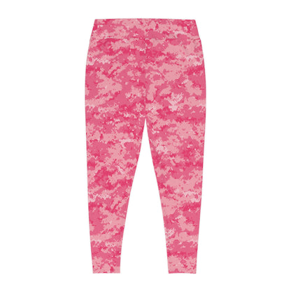 Pink Camo Plus Size Leggings