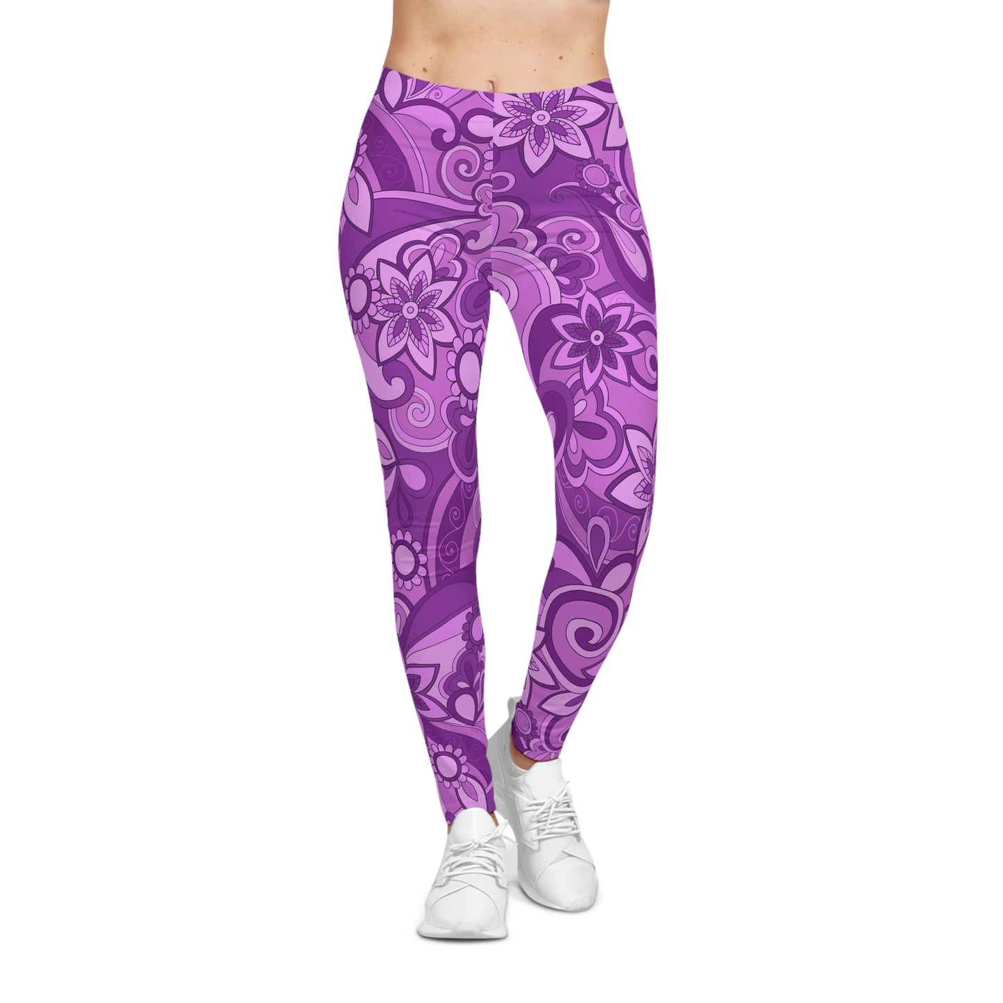 Funky Purple Women's Casual Leggings