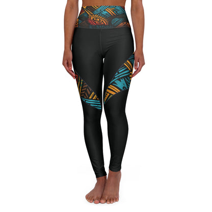 Tribe Color High Waisted Yoga Leggings